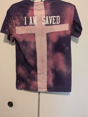 Gildan Purple & Pink Tie-Dye Graphic Tee